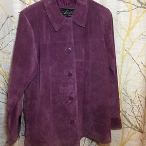 Vintage Atelier by B.Thomas leather jacket purple